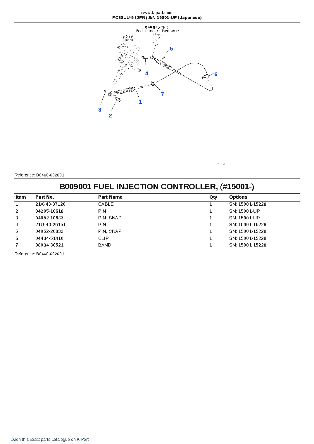 PC38UU-5 (JPN)  S/N 15001-UP (Japanese) – sample page 9