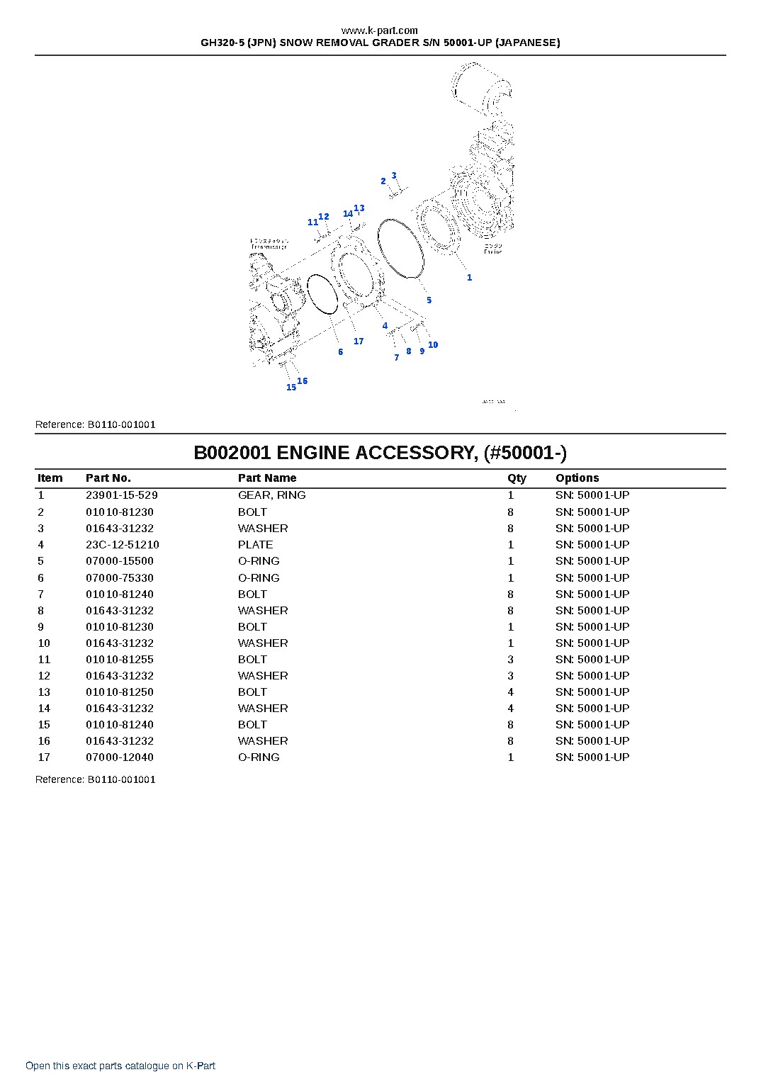 GH320-5 (JPN) SNOW REMOVAL GRADER S/N 50001-UP (JAPANESE) – sample page 5 GH320-5 (JPN) SNOW REMOVAL GRADER S/N 50001-UP (JAPANESE) – sample page 5