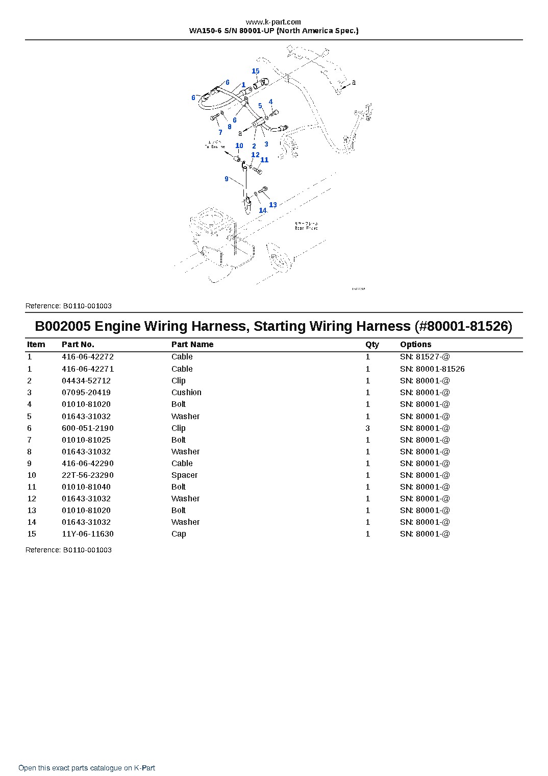 WA150-6 S/N 80001-UP (North America Spec.) – sample page 7