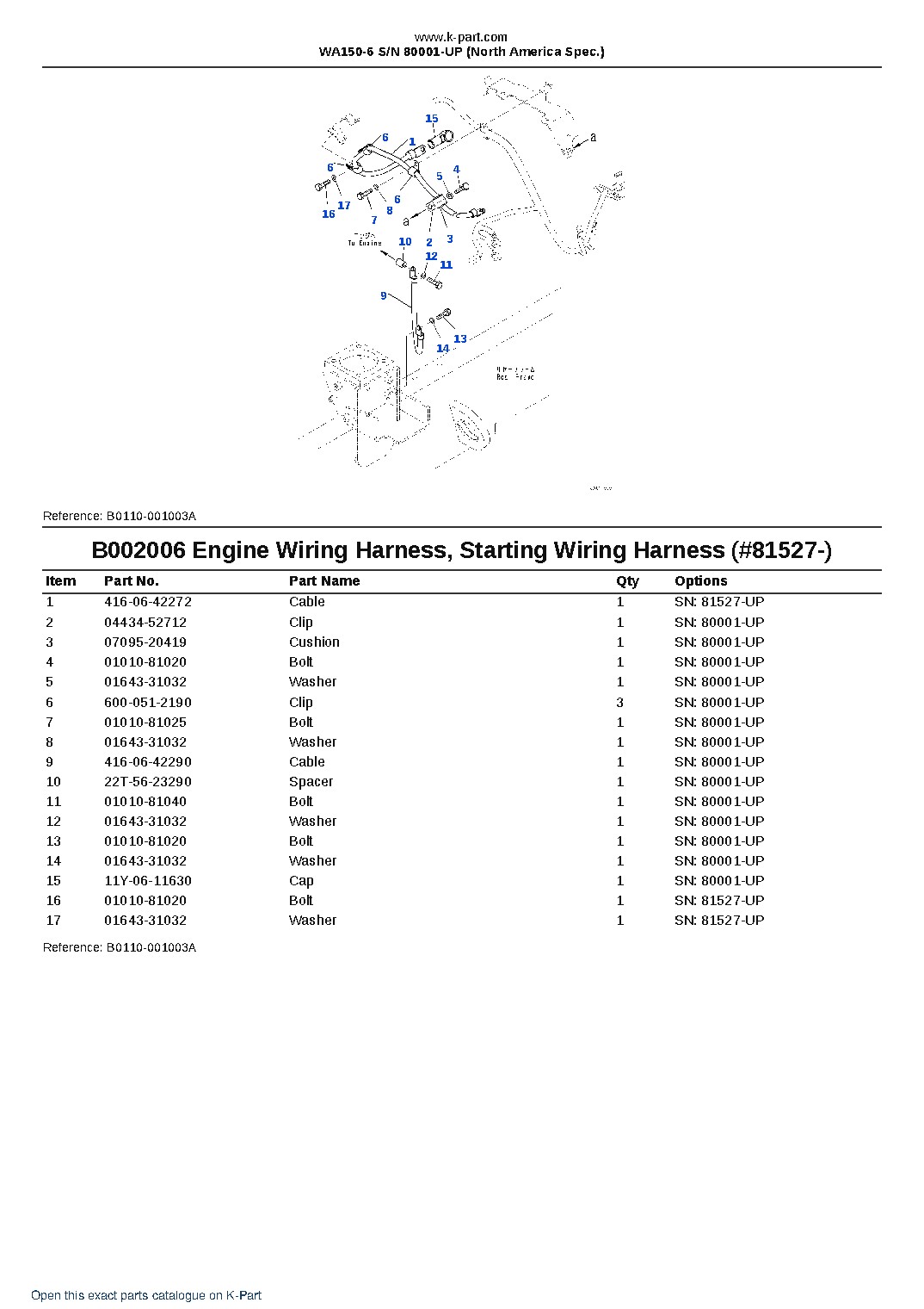 WA150-6 S/N 80001-UP (North America Spec.) – sample page 8