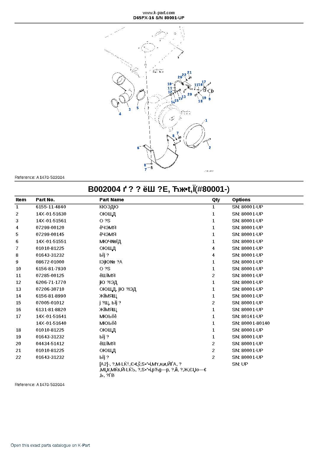 D65PX-16 S/N 80001-UP – sample page 7 D65PX-16 S/N 80001-UP – sample page 7
