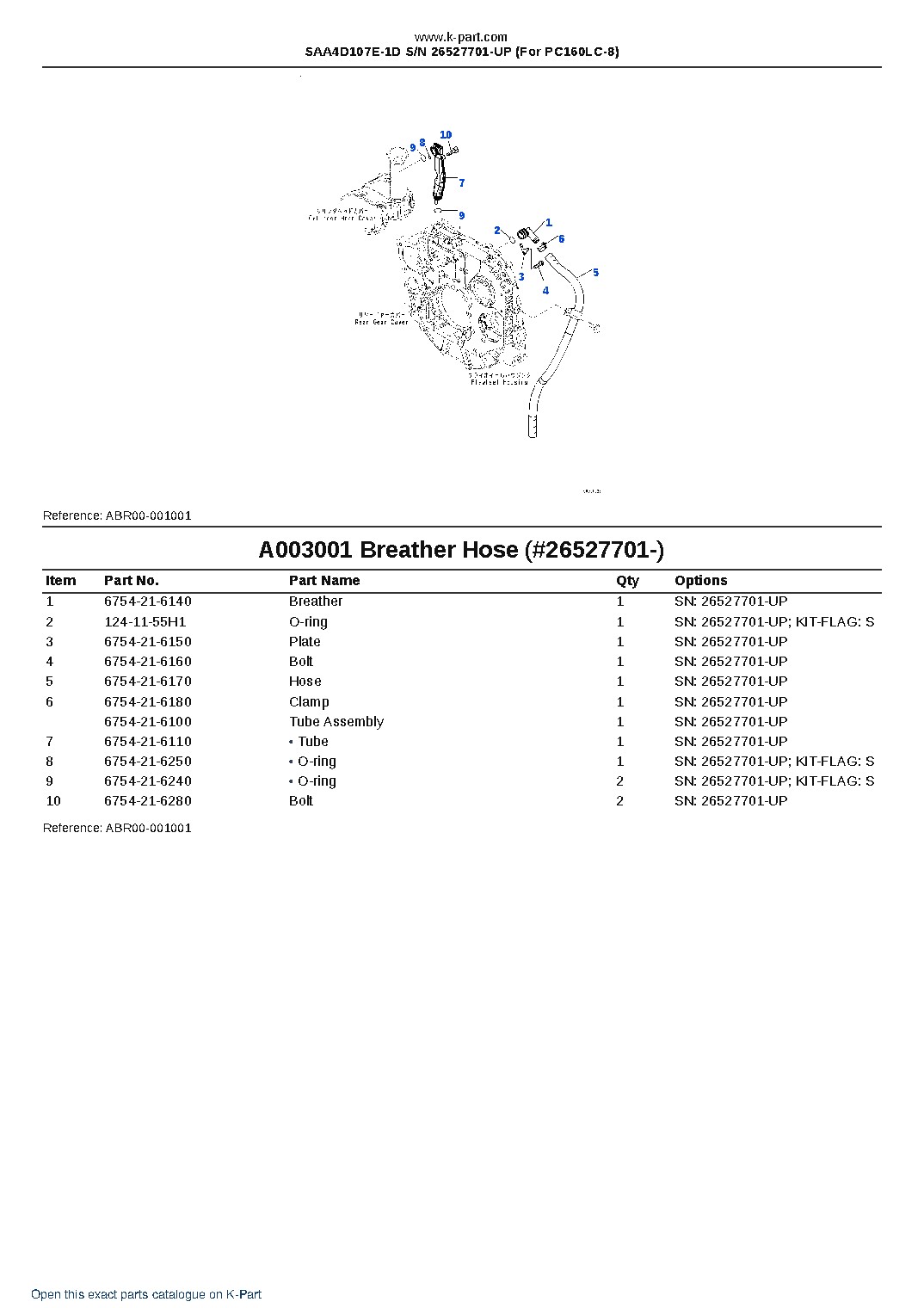 SAA4D107E-1D S/N 26527701-UP (For PC160LC-8) – sample page 3 SAA4D107E-1D S/N 26527701-UP (For PC160LC-8) – sample page 3