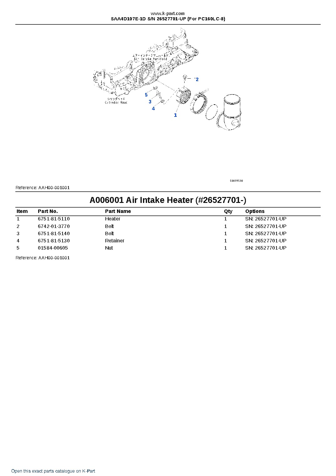 SAA4D107E-1D S/N 26527701-UP (For PC160LC-8) – sample page 6 SAA4D107E-1D S/N 26527701-UP (For PC160LC-8) – sample page 6