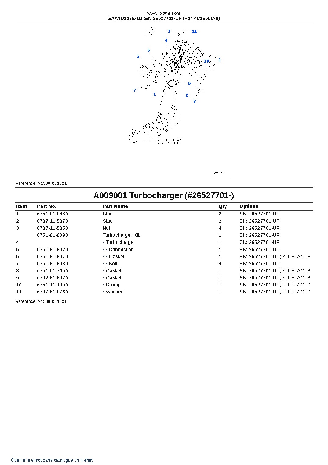 SAA4D107E-1D S/N 26527701-UP (For PC160LC-8) – sample page 9 SAA4D107E-1D S/N 26527701-UP (For PC160LC-8) – sample page 9