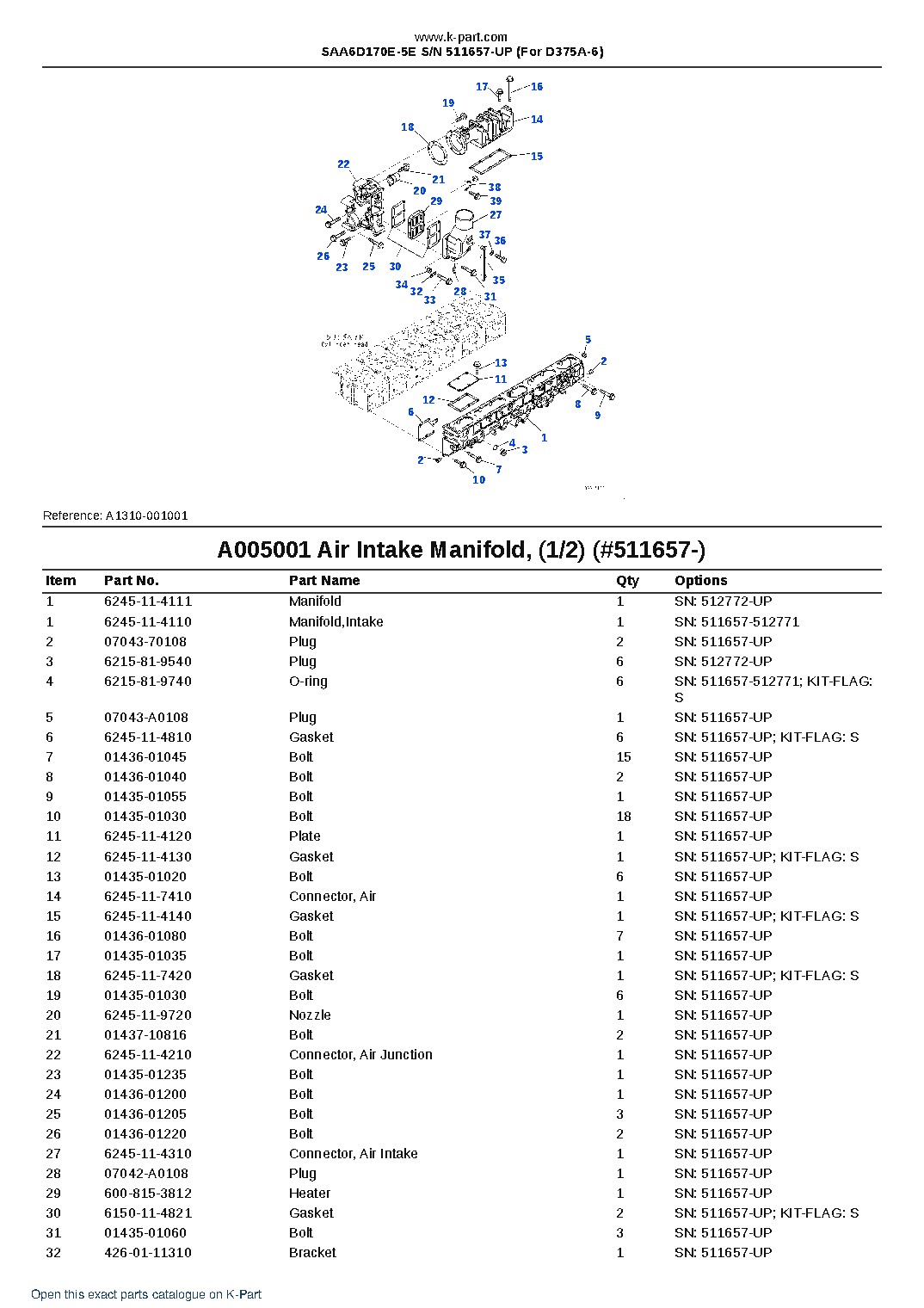SAA6D170E-5E S/N 511657-UP (For D375A-6) – sample page 7