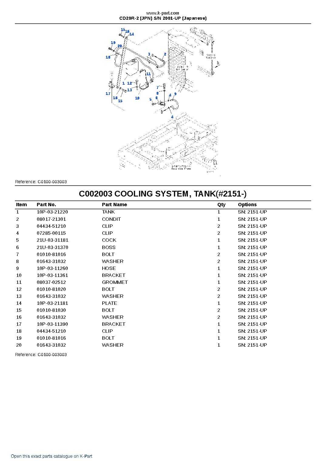 CD20R-2 (JPN) S/N 2001-UP (Japanese) – sample page 10 CD20R-2 (JPN) S/N 2001-UP (Japanese) – sample page 10