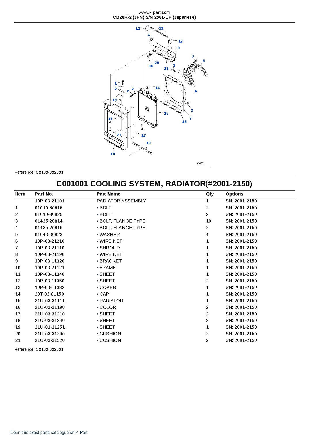 CD20R-2 (JPN) S/N 2001-UP (Japanese) – sample page 5 CD20R-2 (JPN) S/N 2001-UP (Japanese) – sample page 5