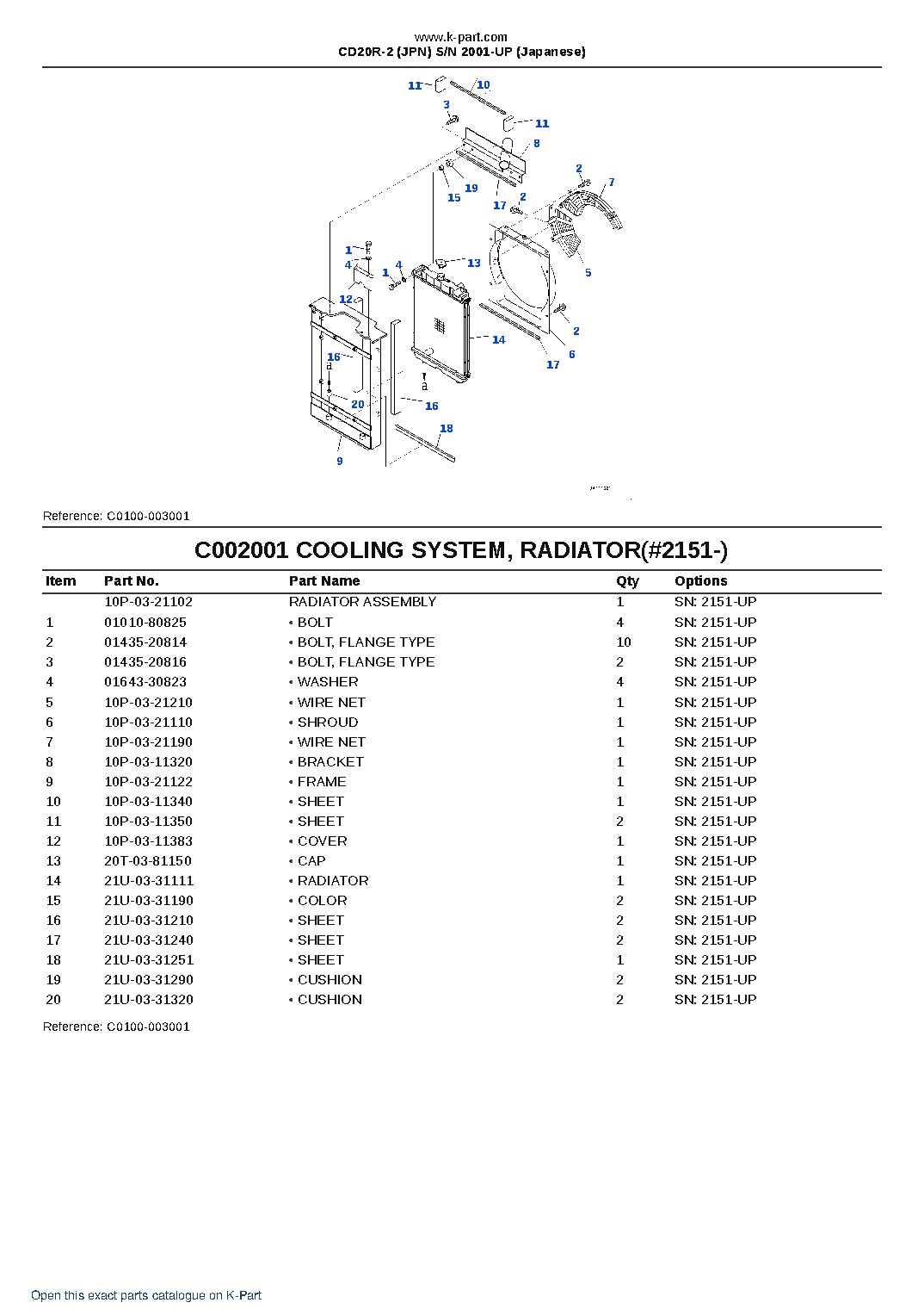 CD20R-2 (JPN) S/N 2001-UP (Japanese) – sample page 8 CD20R-2 (JPN) S/N 2001-UP (Japanese) – sample page 8