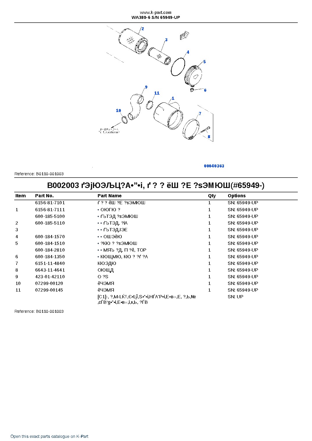 WA380-6 S/N 65949-UP – sample page 6 WA380-6 S/N 65949-UP – sample page 6