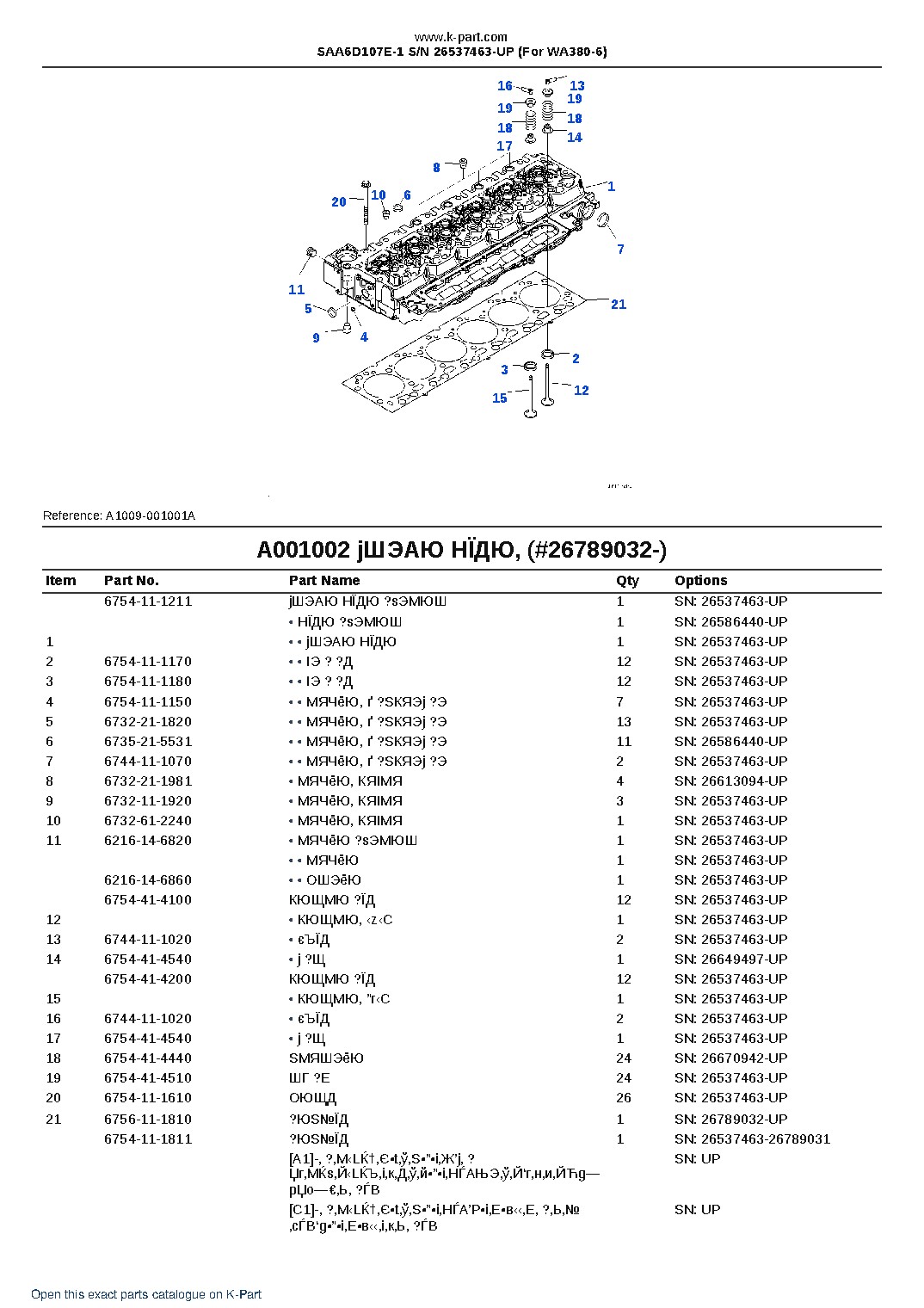 SAA6D107E-1 S/N 26537463-UP (For WA380-6) – sample page 3 SAA6D107E-1 S/N 26537463-UP (For WA380-6) – sample page 3