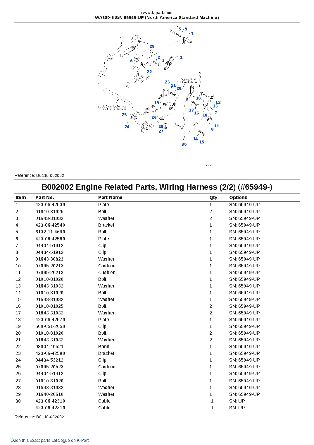 WA380-6 S/N 65949-UP (North America Standard Machine) – sample page 4 WA380-6 S/N 65949-UP (North America Standard Machine) – sample page 4