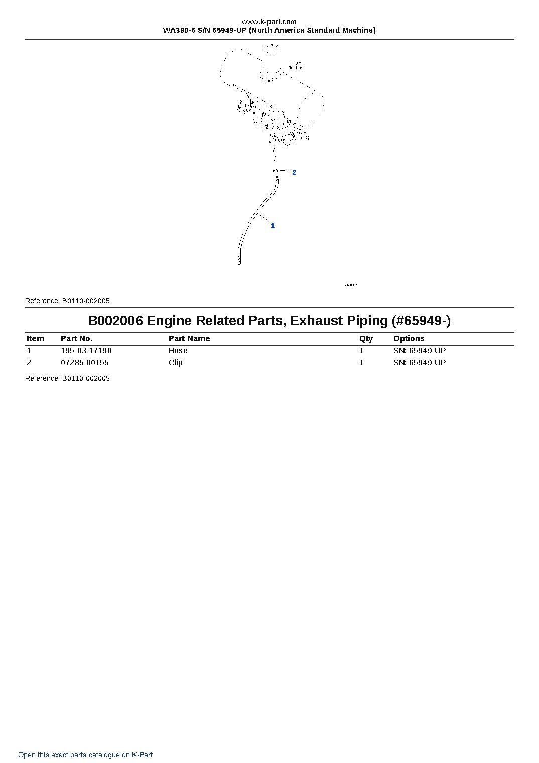 WA380-6 S/N 65949-UP (North America Standard Machine) – sample page 8 WA380-6 S/N 65949-UP (North America Standard Machine) – sample page 8