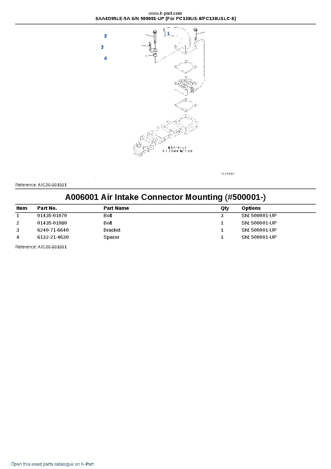 SAA4D95LE-5A S/N 500001-UP (For PC138US-8/PC138USLC-8) – sample page 6