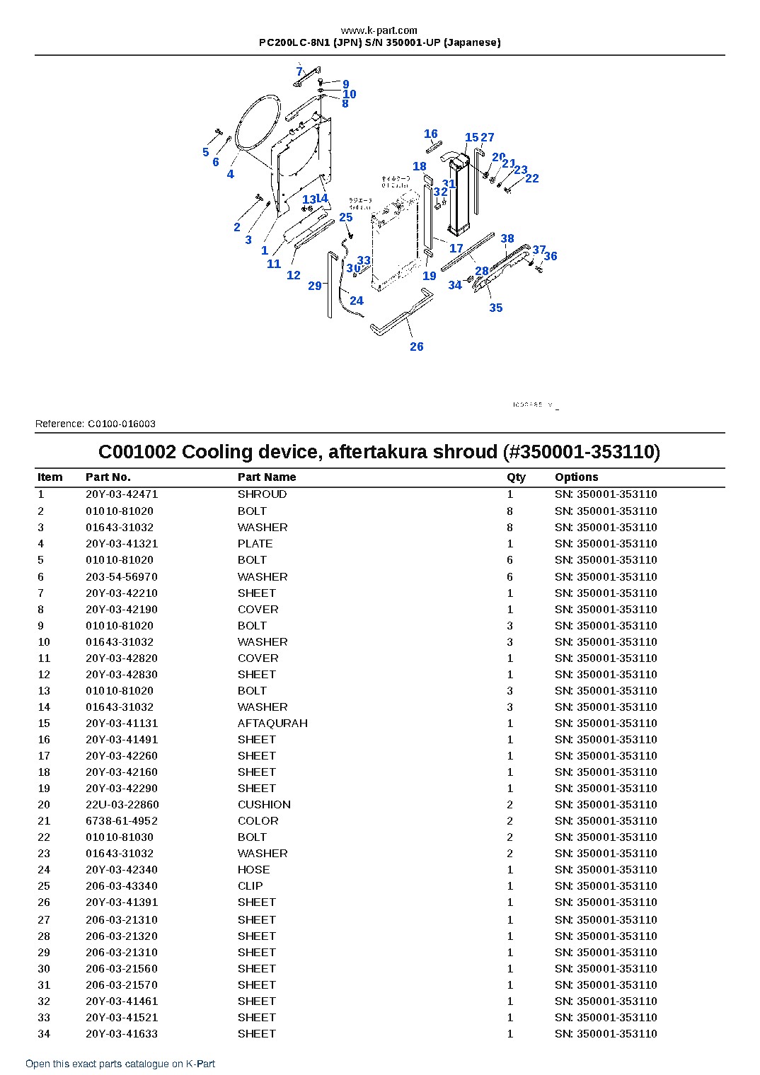 PC200LC-8N1 (JPN)  S/N 350001-UP (Japanese) – sample page 8