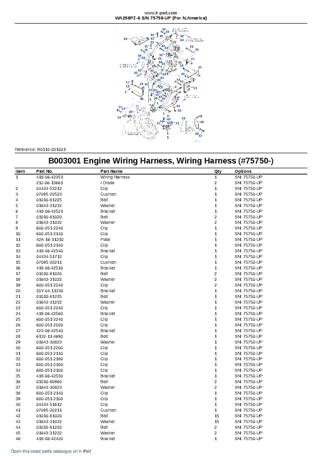 WA250PZ-6 S/N 75750-UP (For N.America) – sample page 3 WA250PZ-6 S/N 75750-UP (For N.America) – sample page 3
