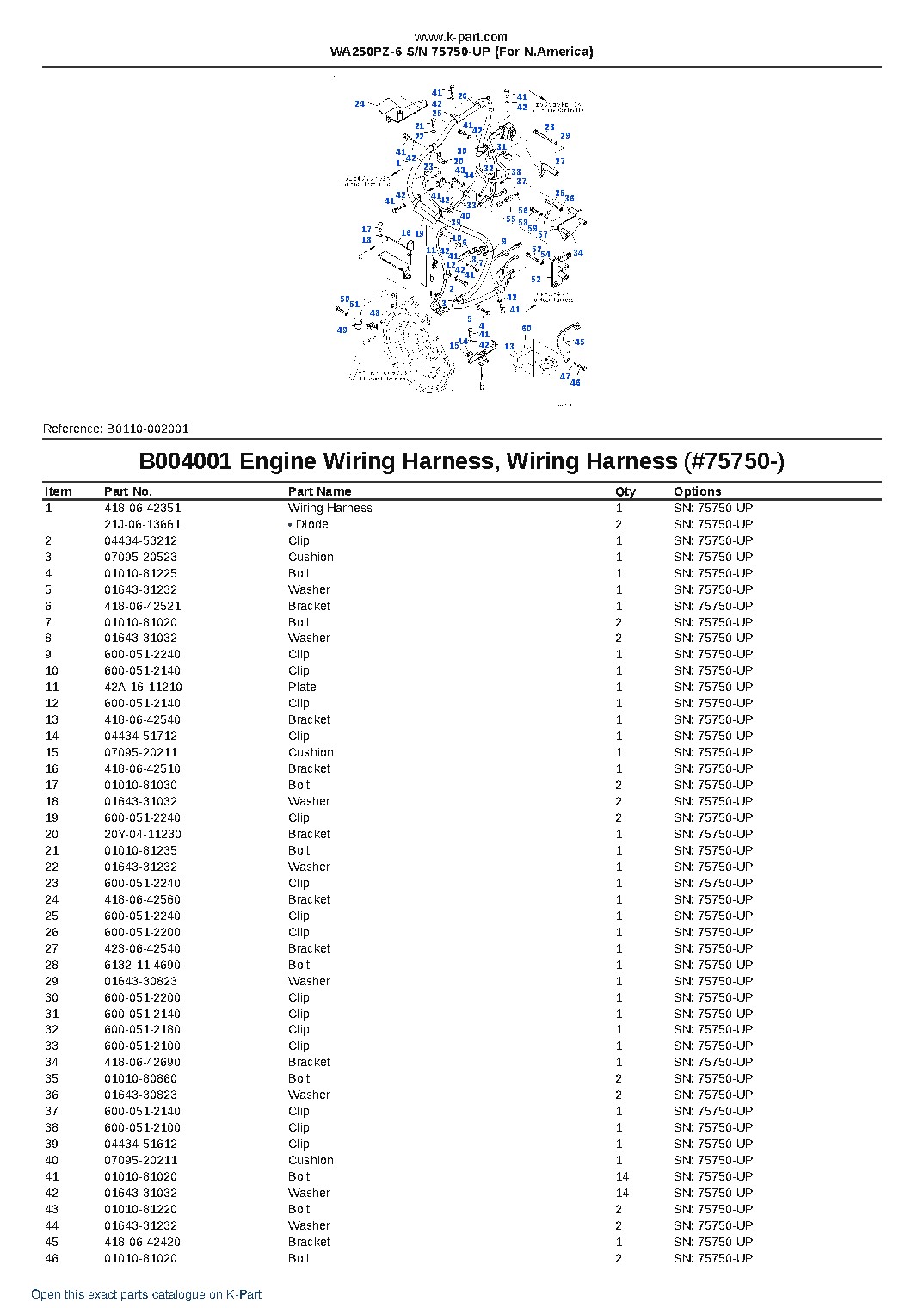 WA250PZ-6 S/N 75750-UP (For N.America) – sample page 8 WA250PZ-6 S/N 75750-UP (For N.America) – sample page 8