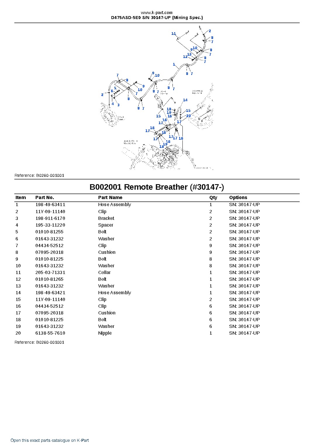 D475ASD-5E0 S/N 30147-UP (Mining  Spec.) – sample page 2