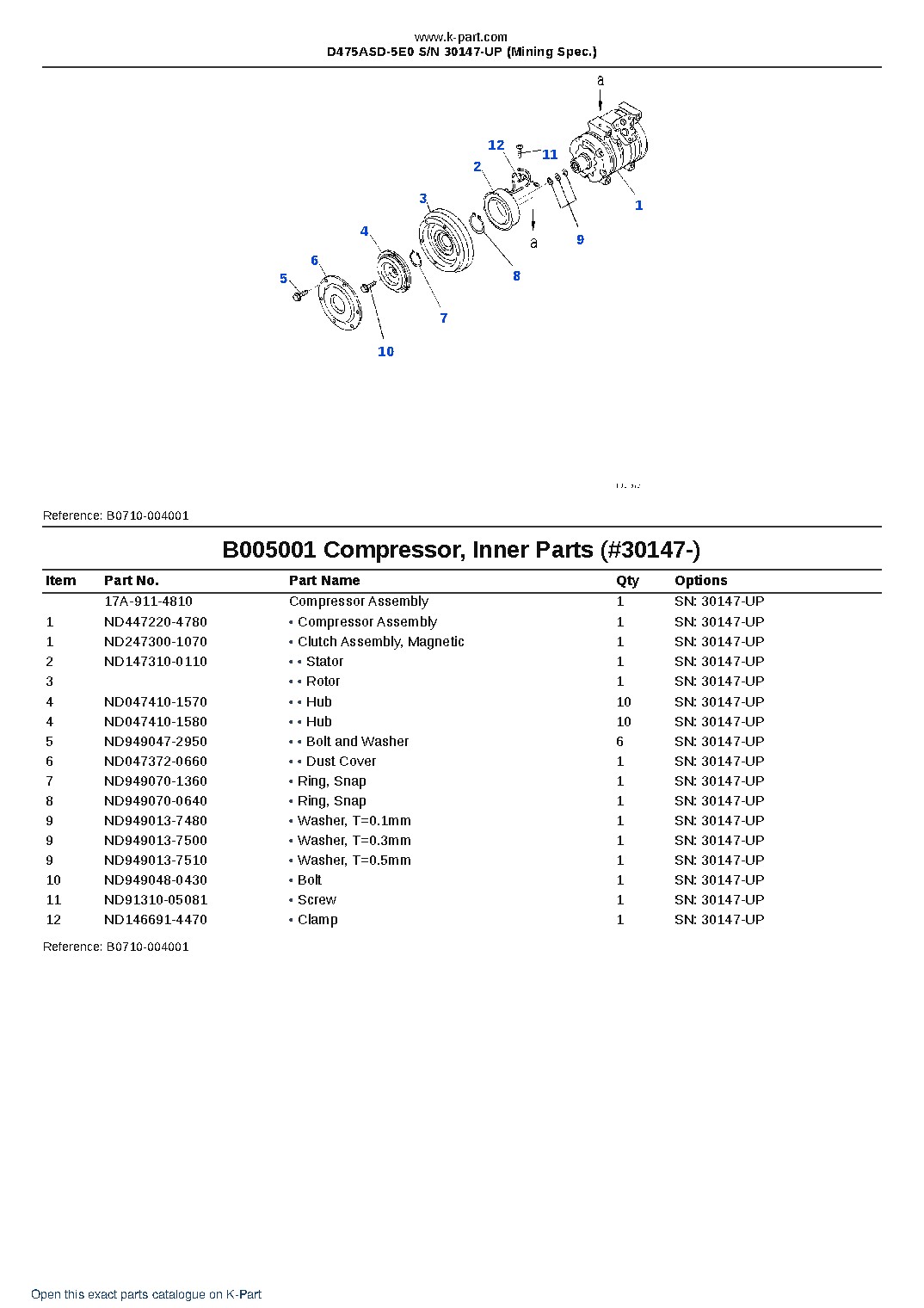 D475ASD-5E0 S/N 30147-UP (Mining  Spec.) – sample page 6