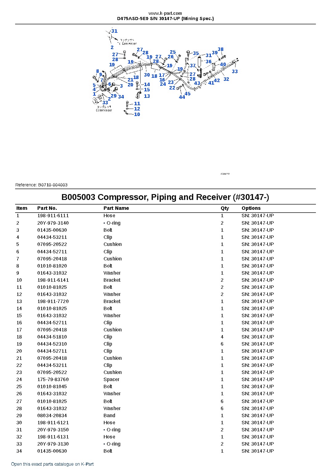 D475ASD-5E0 S/N 30147-UP (Mining  Spec.) – sample page 8