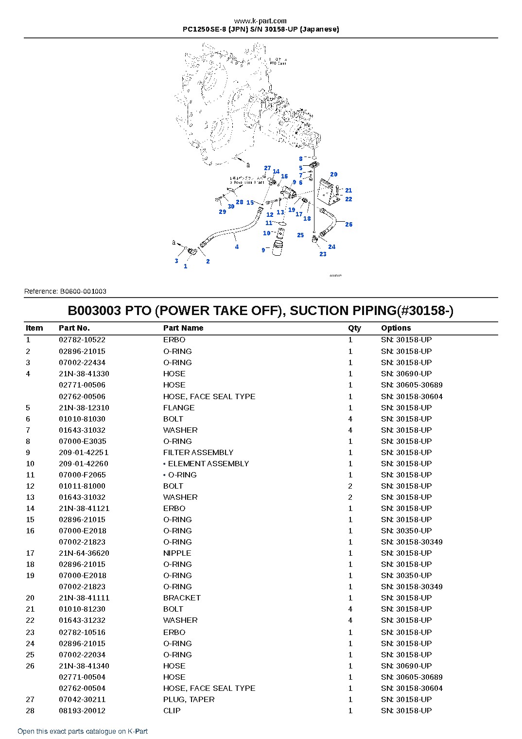 PC1250SE-8 (JPN)  S/N 30158-UP (Japanese) – sample page 7