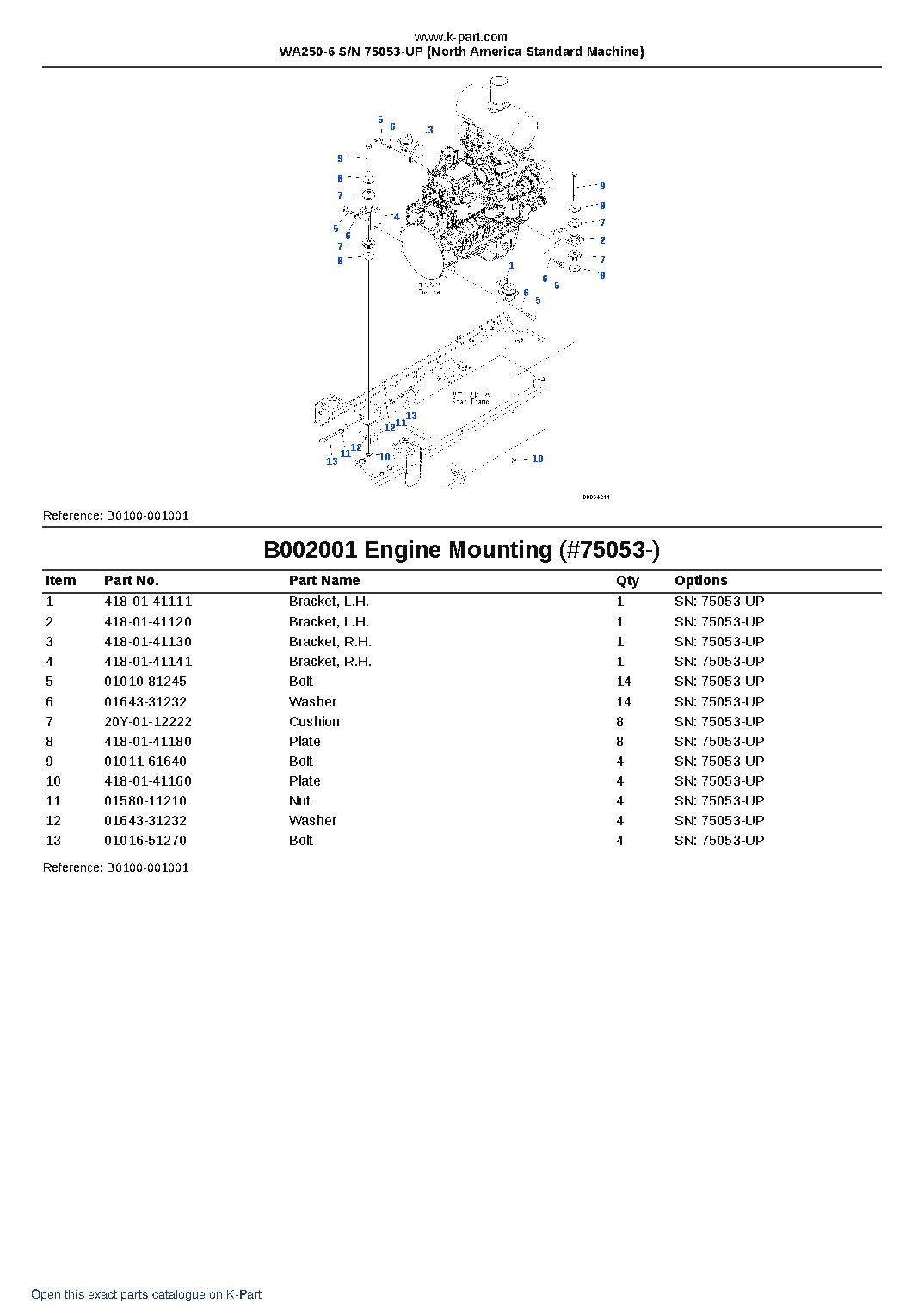 WA250-6 S/N 75053-UP (North America Standard Machine) – sample page 2