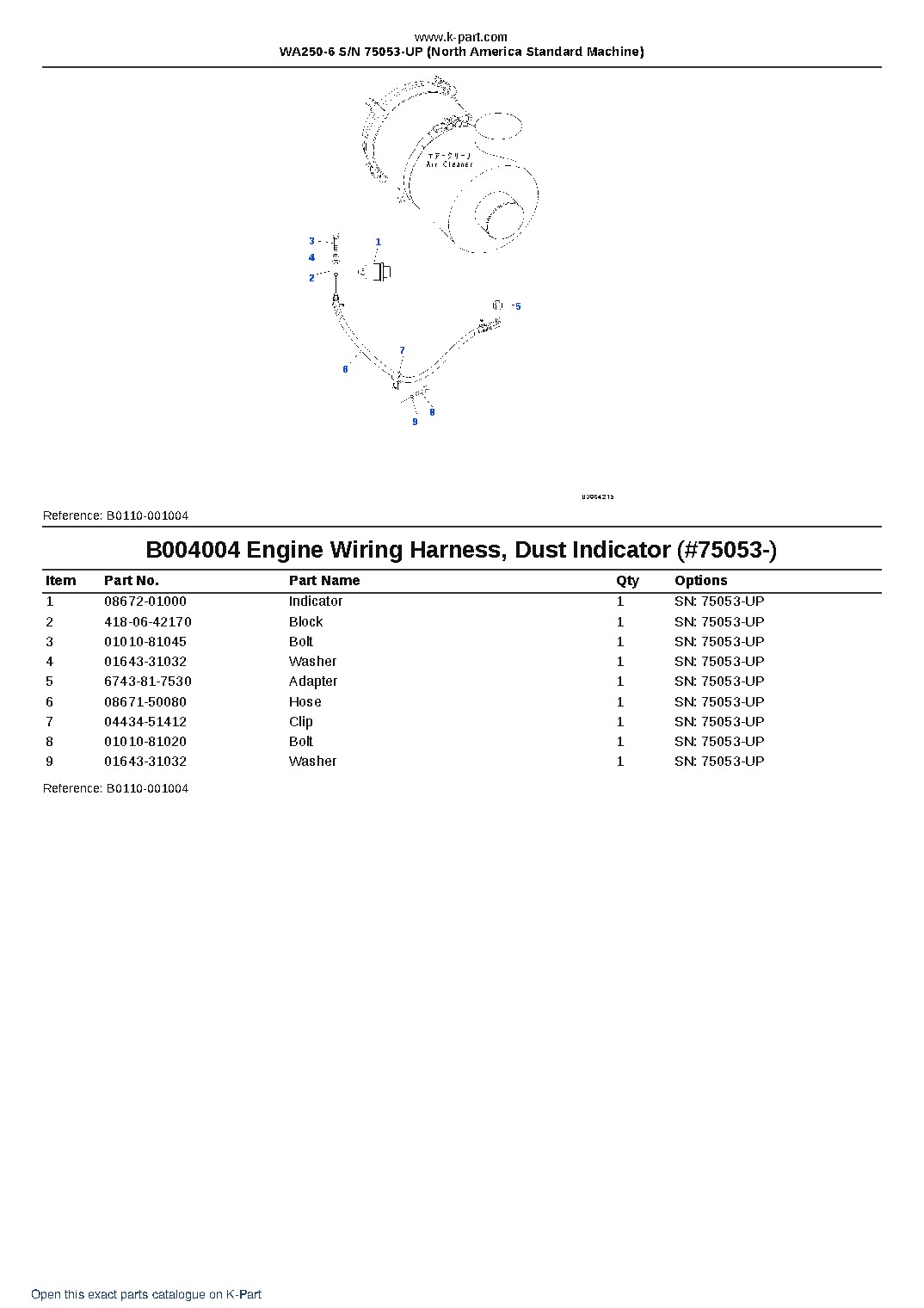 WA250-6 S/N 75053-UP (North America Standard Machine) – sample page 8