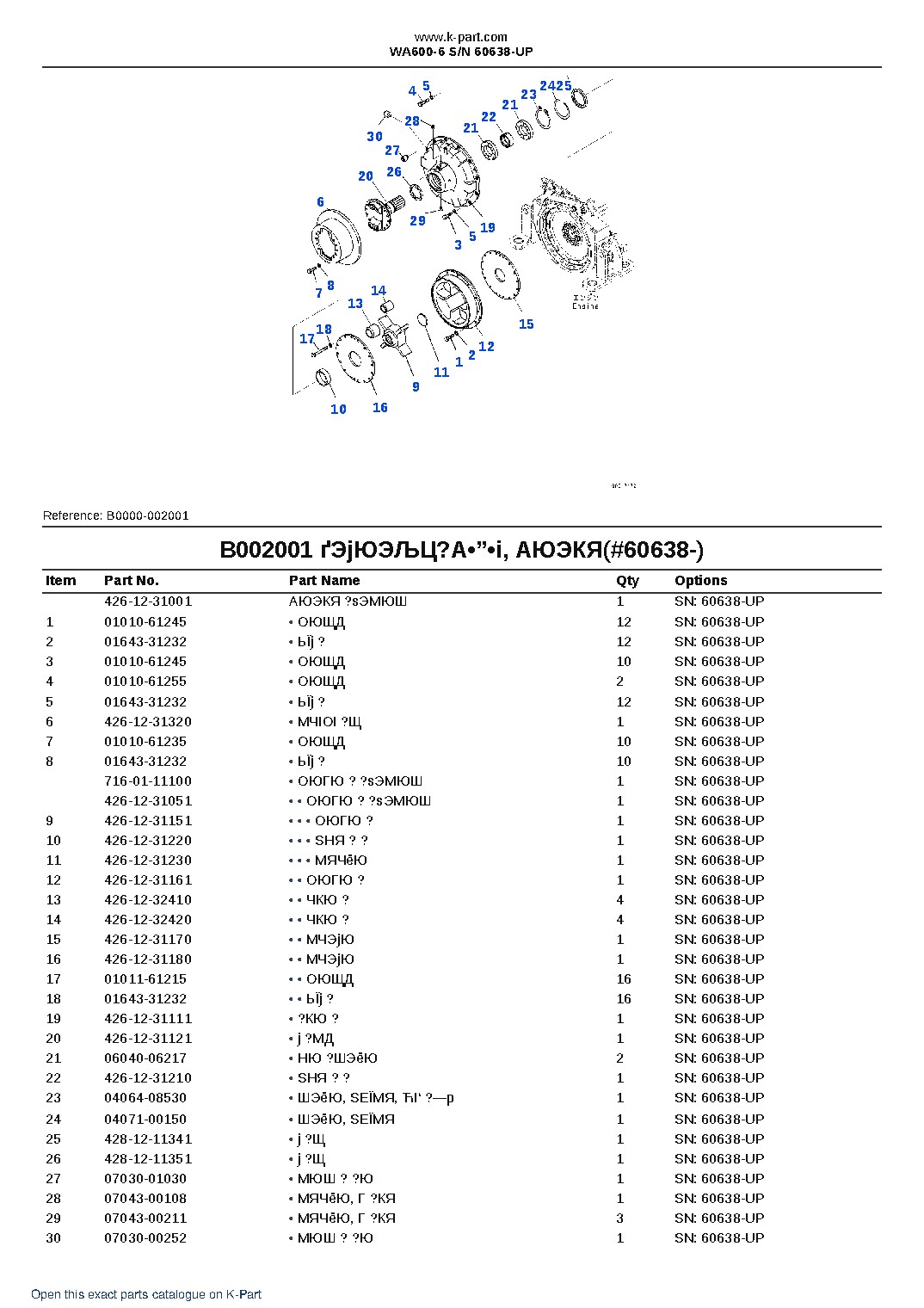 WA600-6 S/N 60638-UP – sample page 10 WA600-6 S/N 60638-UP – sample page 10