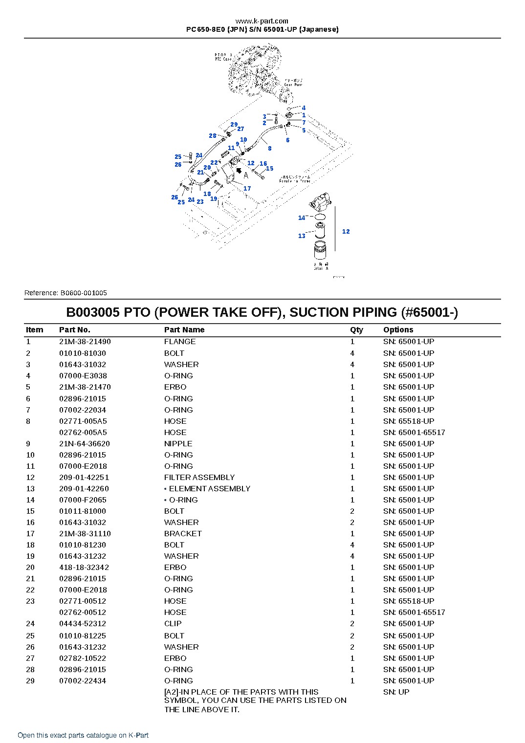 PC650-8E0 (JPN)  S/N 65001-UP (Japanese) – sample page 10