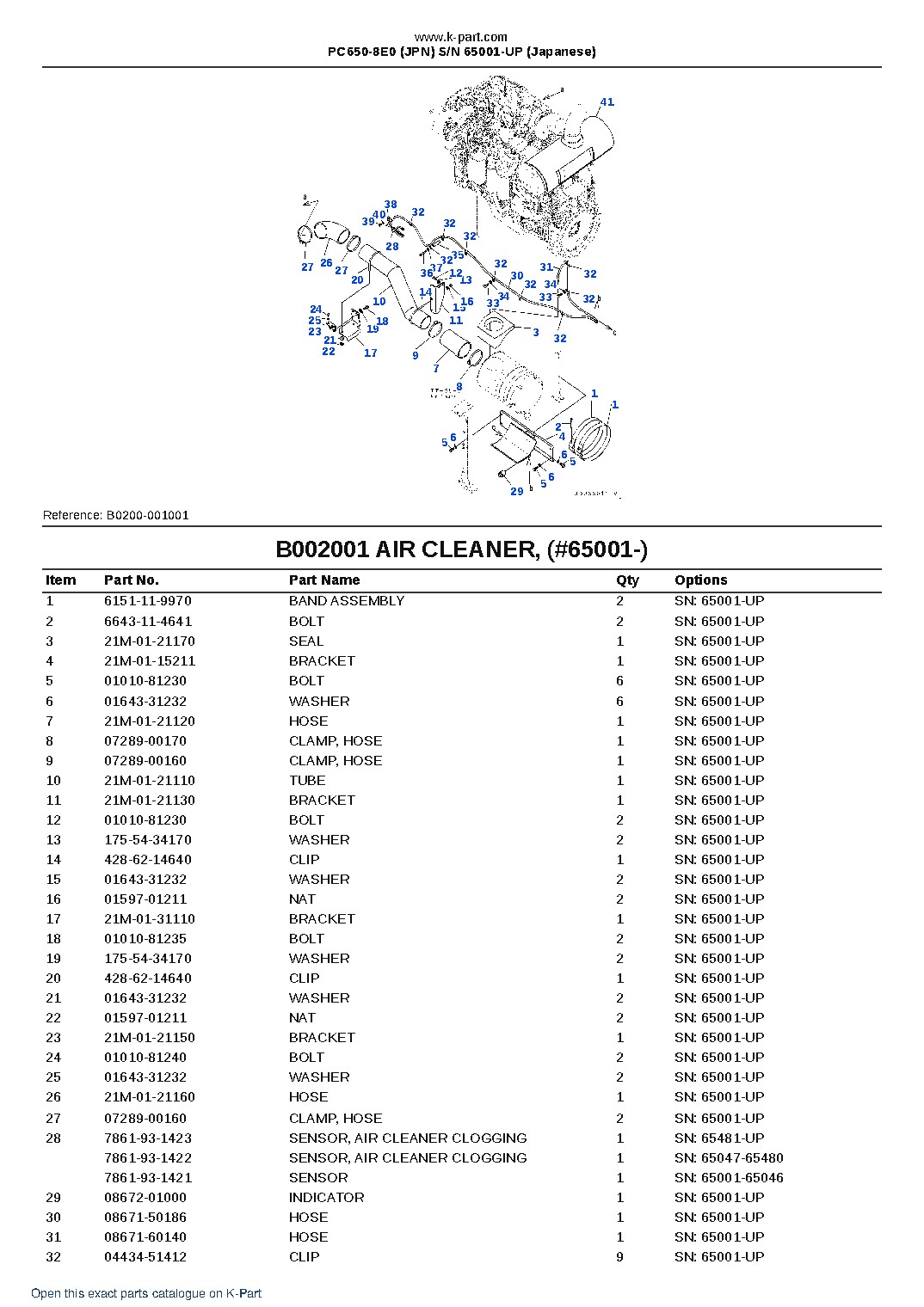 PC650-8E0 (JPN)  S/N 65001-UP (Japanese) – sample page 3