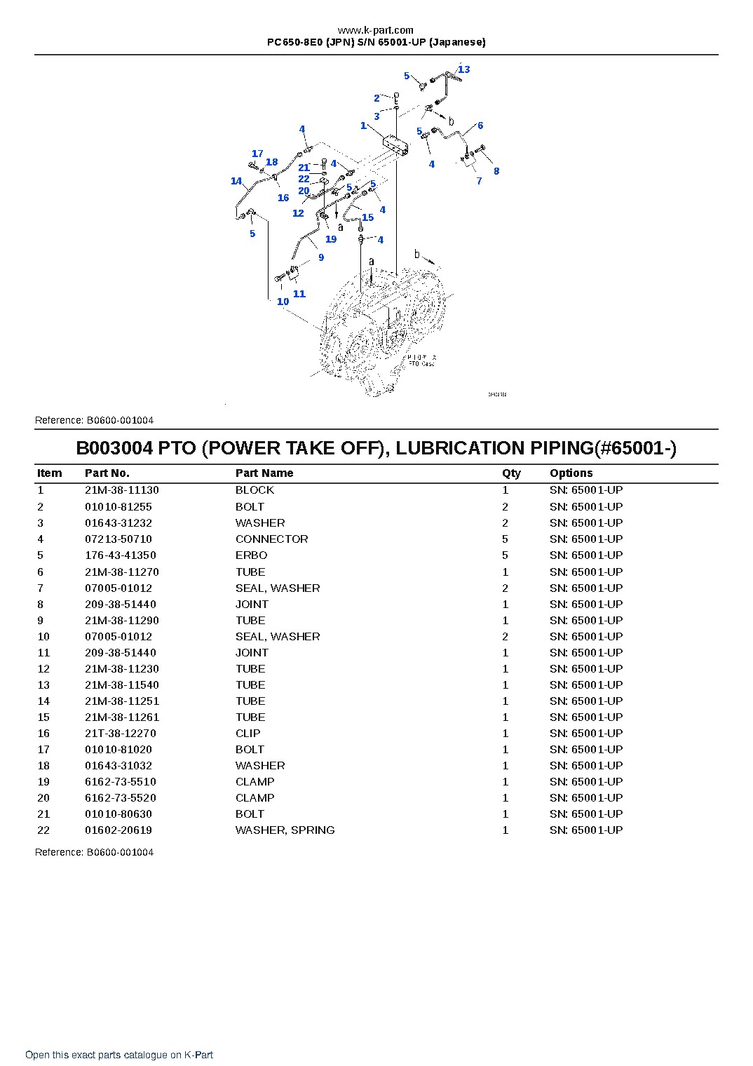 PC650-8E0 (JPN)  S/N 65001-UP (Japanese) – sample page 9