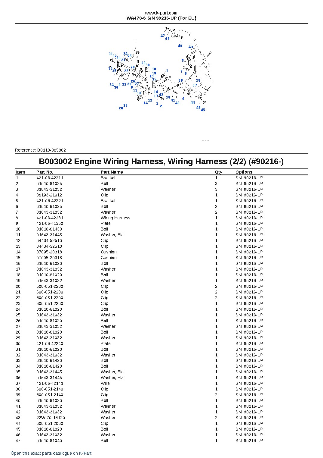 WA470-6 S/N 90216-UP (For EU) – sample page 8 WA470-6 S/N 90216-UP (For EU) – sample page 8