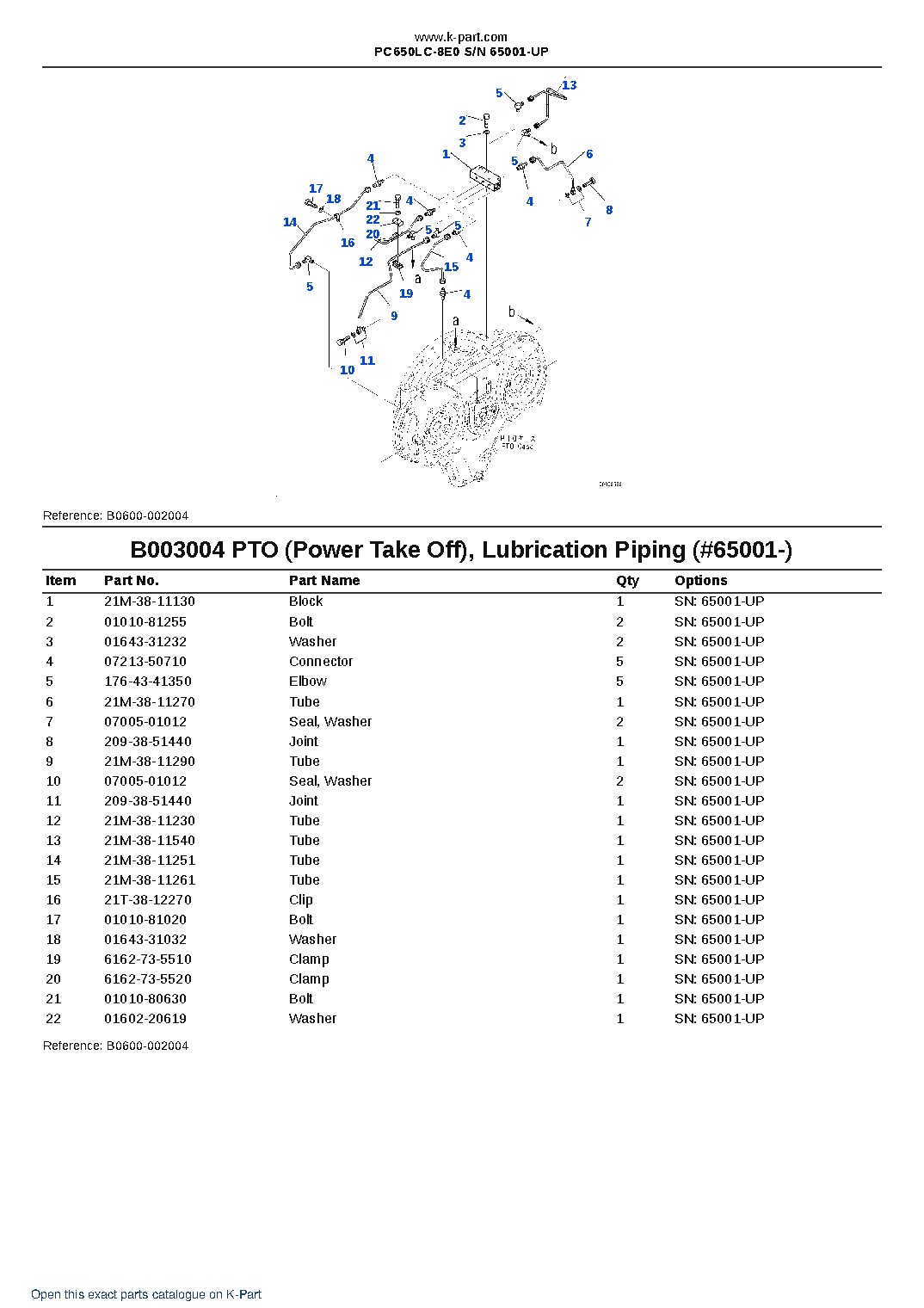 PC650LC-8E0 S/N 65001-UP – sample page 7 PC650LC-8E0 S/N 65001-UP – sample page 7