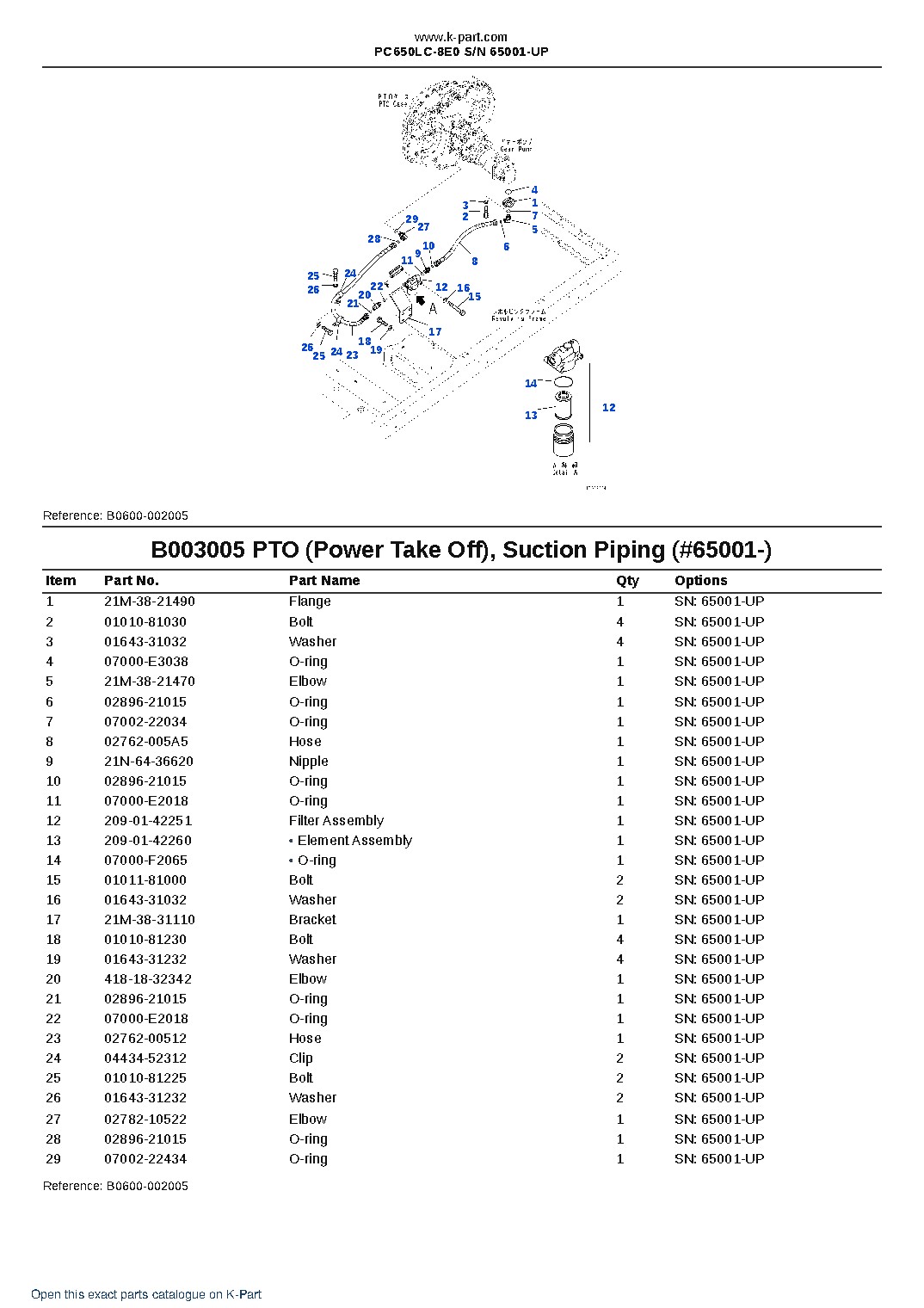 PC650LC-8E0 S/N 65001-UP – sample page 8 PC650LC-8E0 S/N 65001-UP – sample page 8