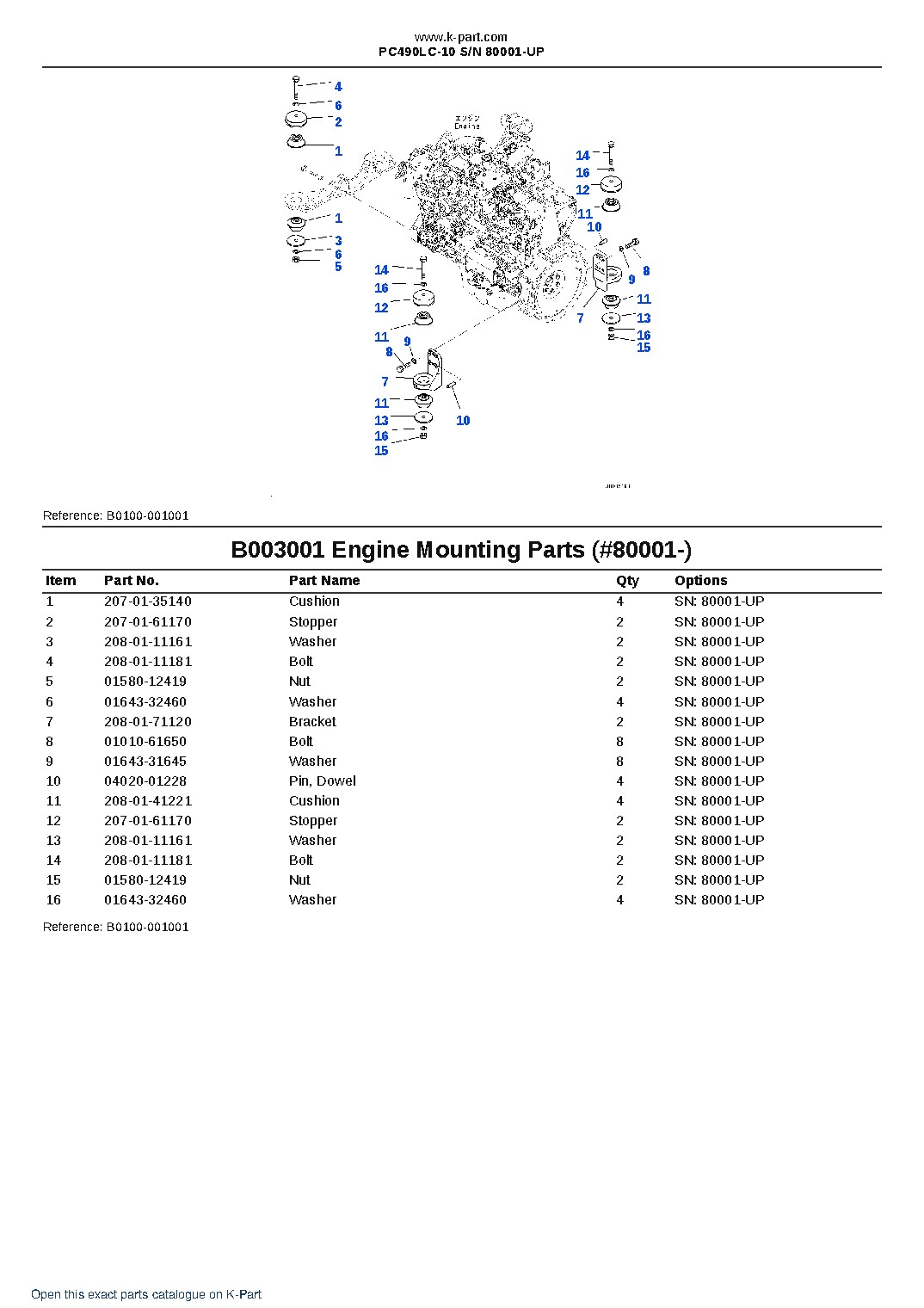 PC490LC-10 S/N 80001-UP – sample page 4