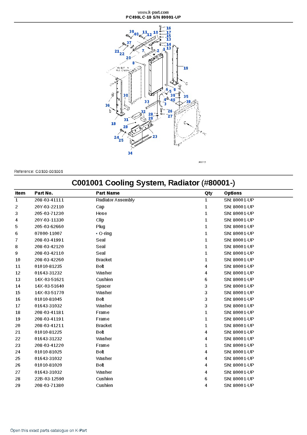 PC490LC-10 S/N 80001-UP – sample page 8