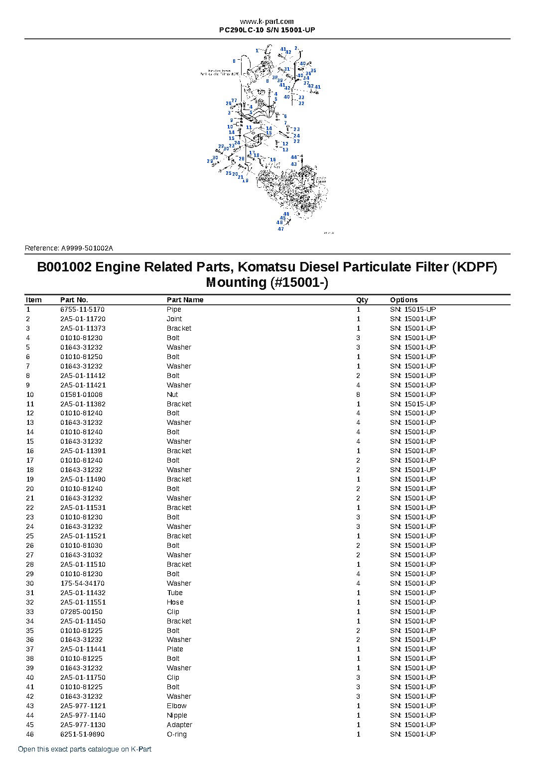 PC290LC-10 S/N 15001-UP – sample page 3