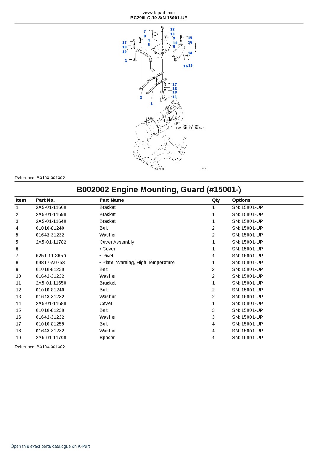PC290LC-10 S/N 15001-UP – sample page 6
