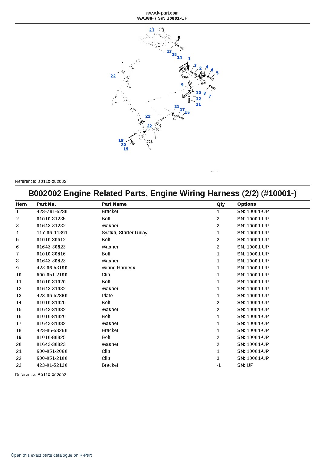WA380-7 S/N 10001-UP – sample page 4