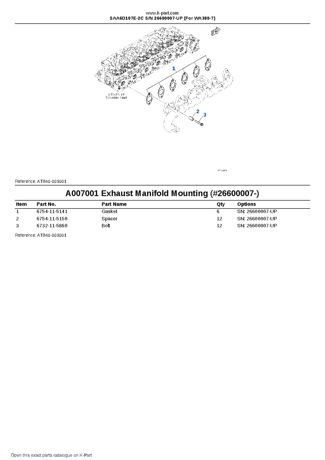 SAA6D107E-2C S/N 26600007-UP (For WA380-7) – sample page 8