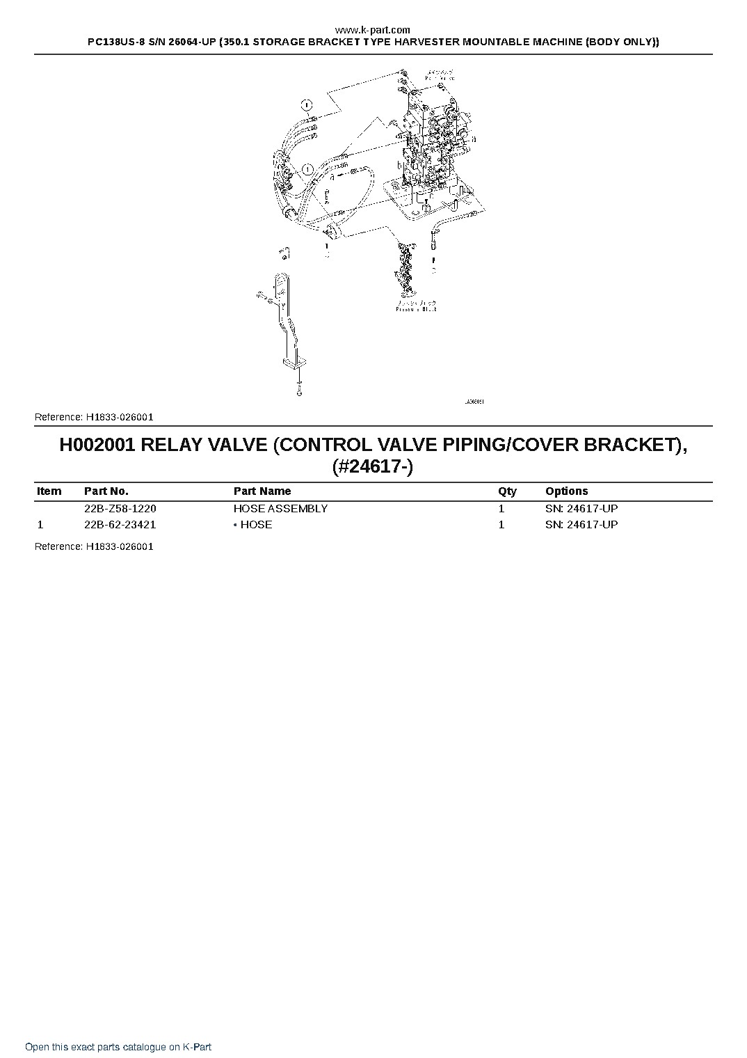 PC138US-8 S/N 26064-UP (350.1 STORAGE BRACKET TYPE HARVESTER MOUNTABLE MACHINE (BODY ONLY)) – sample page 7 PC138US-8 S/N 26064-UP (350.1 STORAGE BRACKET TYPE HARVESTER MOUNTABLE MACHINE (BODY ONLY)) – sample page 7