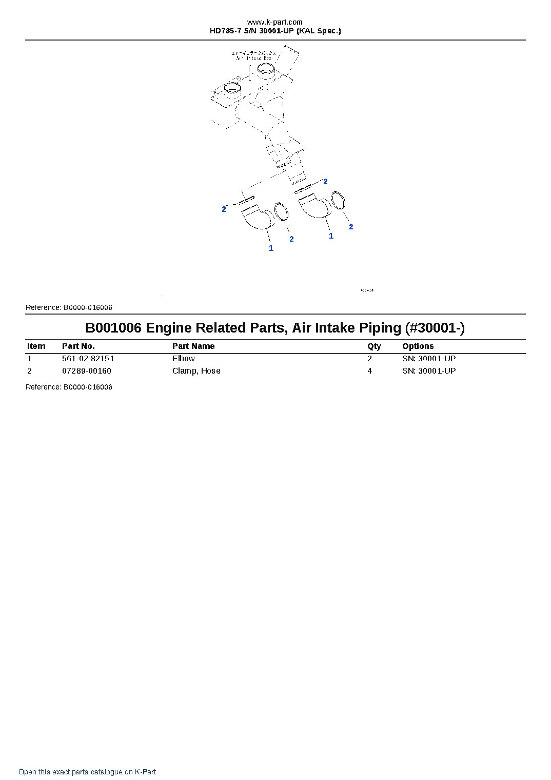 HD785-7 S/N 30001-UP (KAL Spec.) – sample page 7 HD785-7 S/N 30001-UP (KAL Spec.) – sample page 7