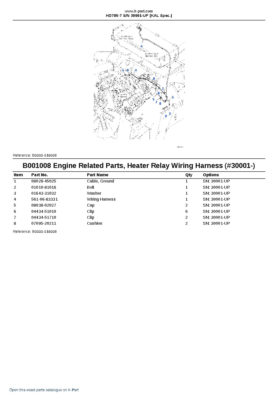 HD785-7 S/N 30001-UP (KAL Spec.) – sample page 9 HD785-7 S/N 30001-UP (KAL Spec.) – sample page 9