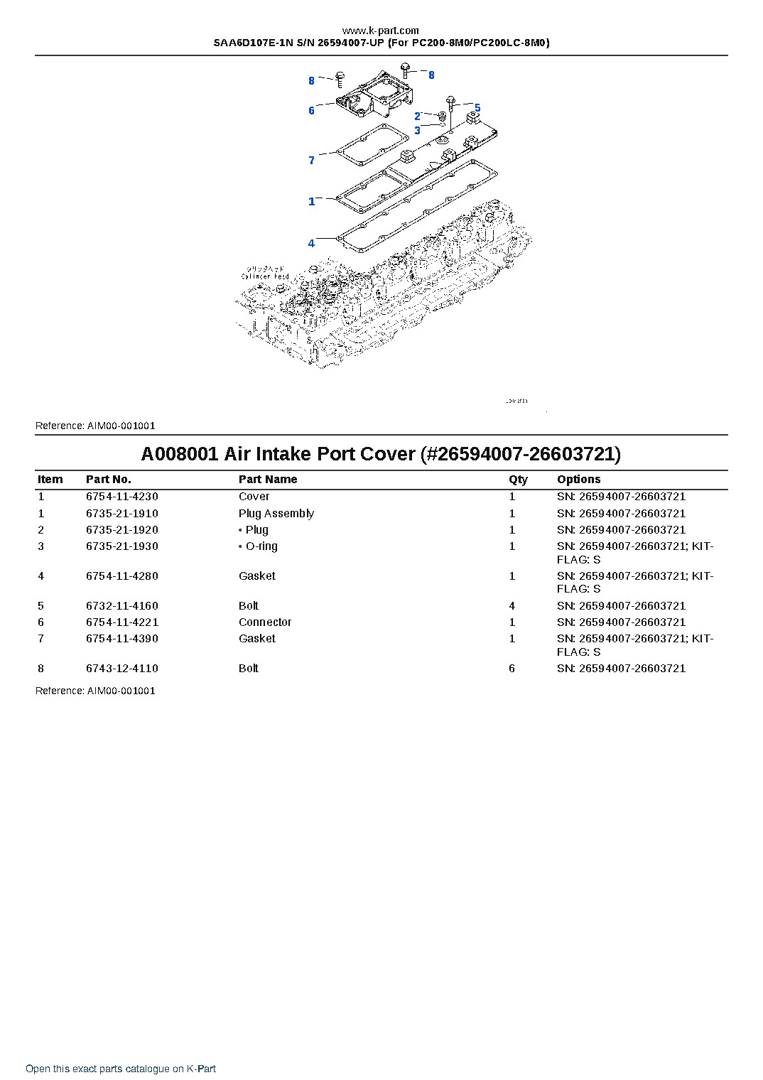 SAA6D107E-1N S/N 26594007-UP (For PC200-8M0/PC200LC-8M0) – sample page 9