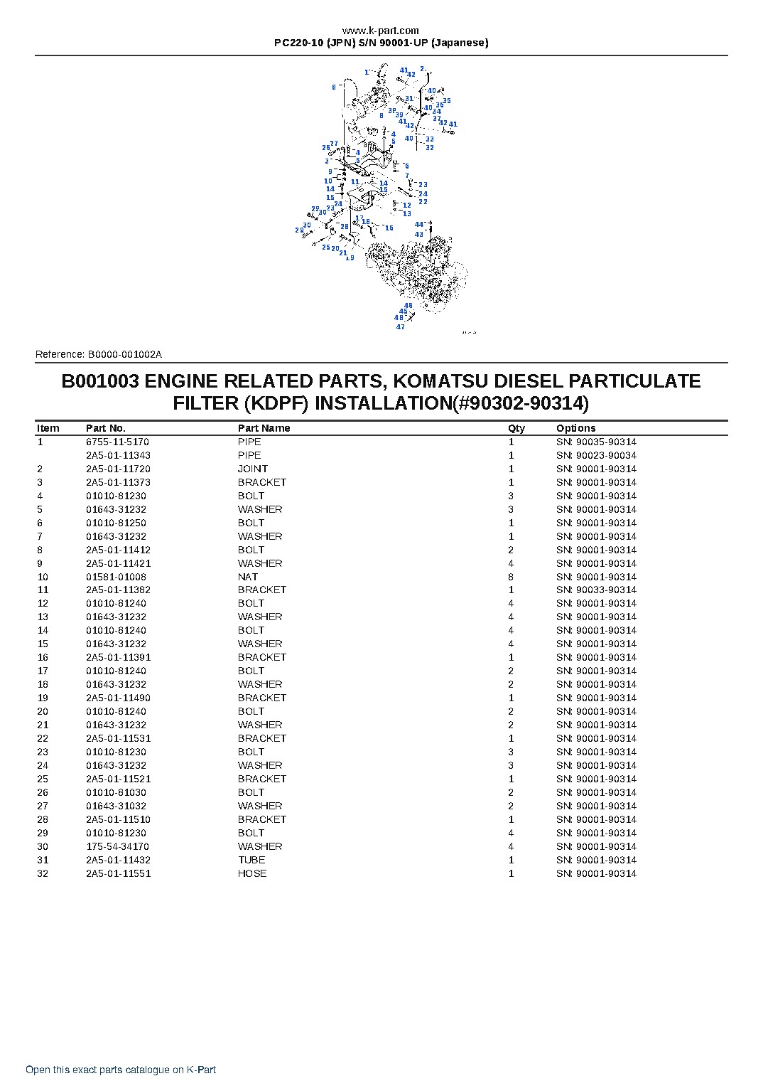 PC220-10 (JPN)  S/N 90001-UP (Japanese) – sample page 5