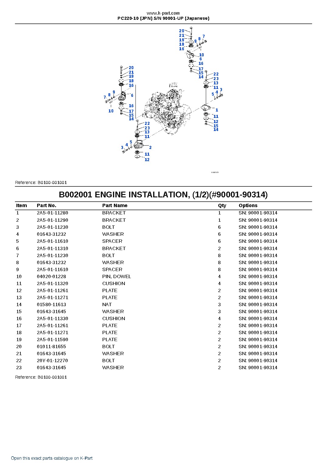 PC220-10 (JPN)  S/N 90001-UP (Japanese) – sample page 7
