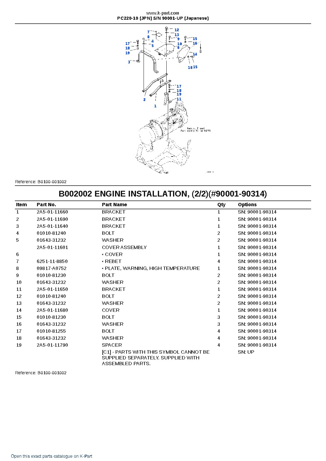 PC220-10 (JPN)  S/N 90001-UP (Japanese) – sample page 8