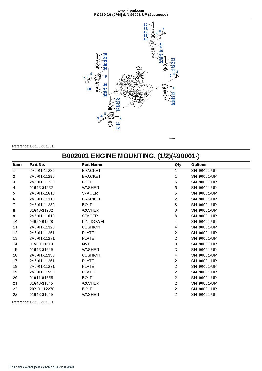 PC230-10 (JPN)  S/N 90001-UP (Japanese) – sample page 7
