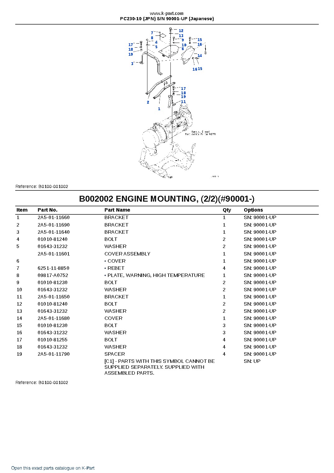 PC230-10 (JPN)  S/N 90001-UP (Japanese) – sample page 8
