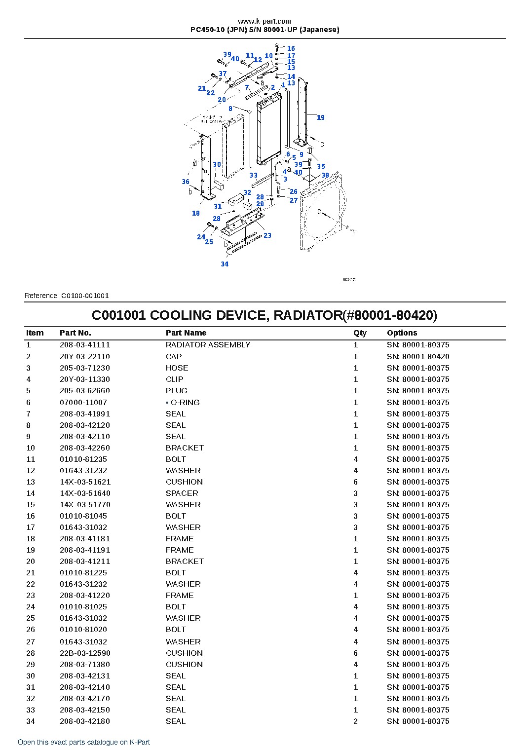 PC450-10 (JPN)  S/N 80001-UP (Japanese) – sample page 10