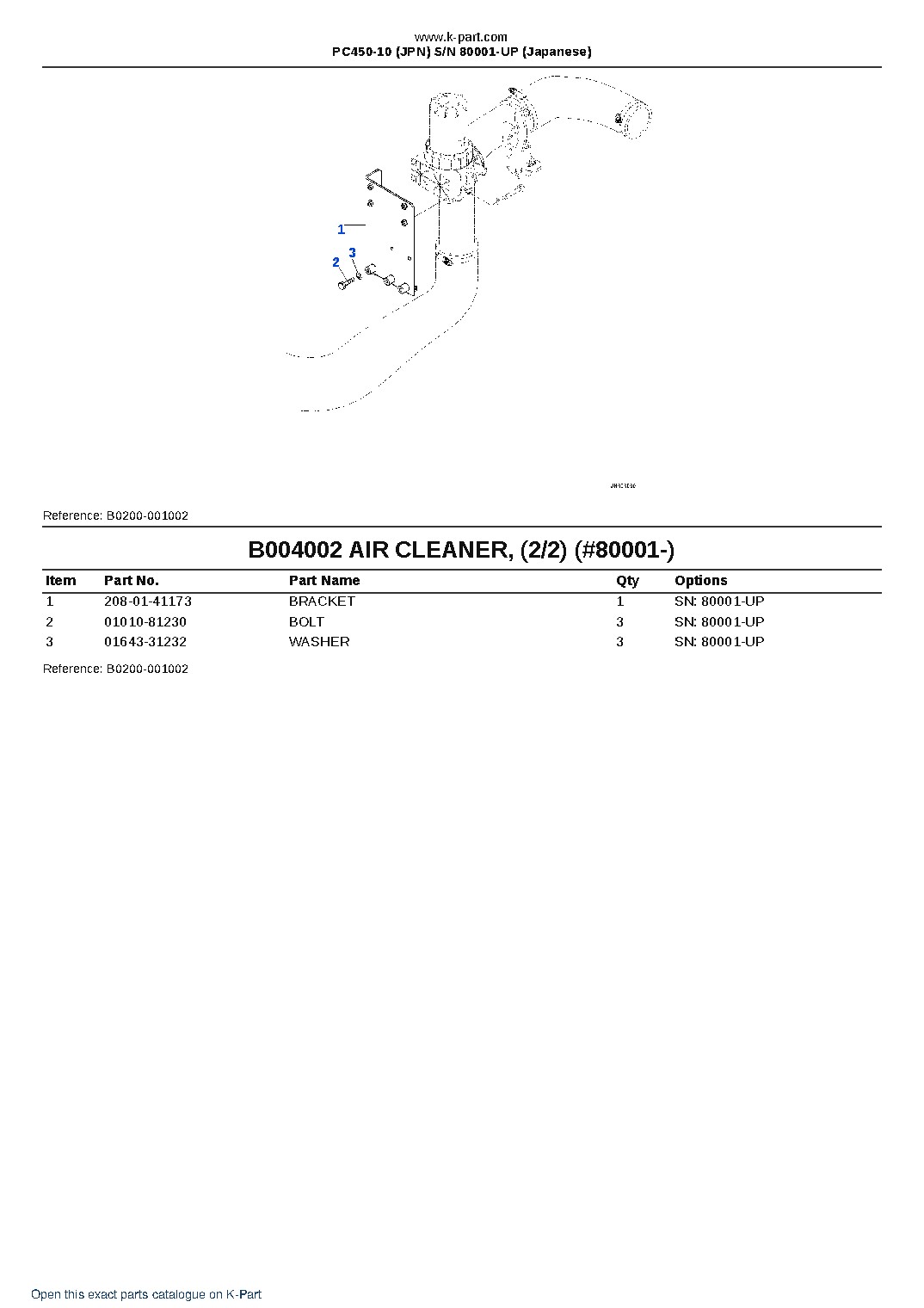 PC450-10 (JPN)  S/N 80001-UP (Japanese) – sample page 7